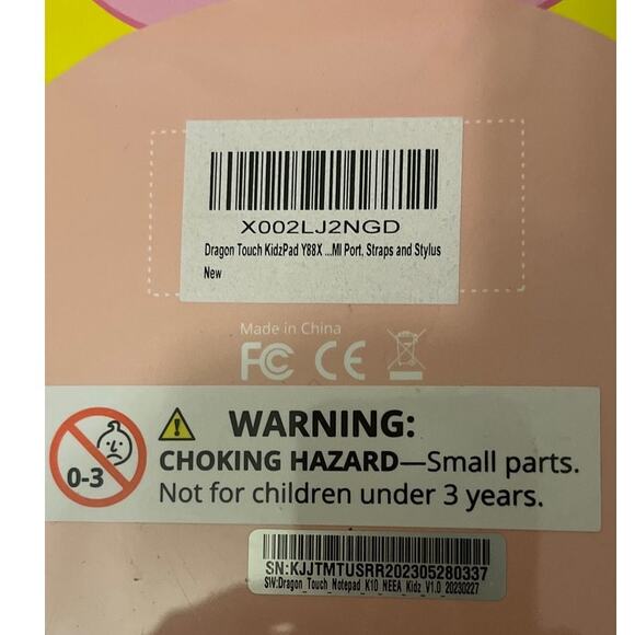 DRAGON Touch Kidzpad Y88X 10 - Kids Tablet 10" IPS Display - Pink - NEW/Sealed - Picture 6 of 8